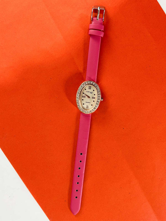 Purple Stylish Wrist Watch for Women WW141
