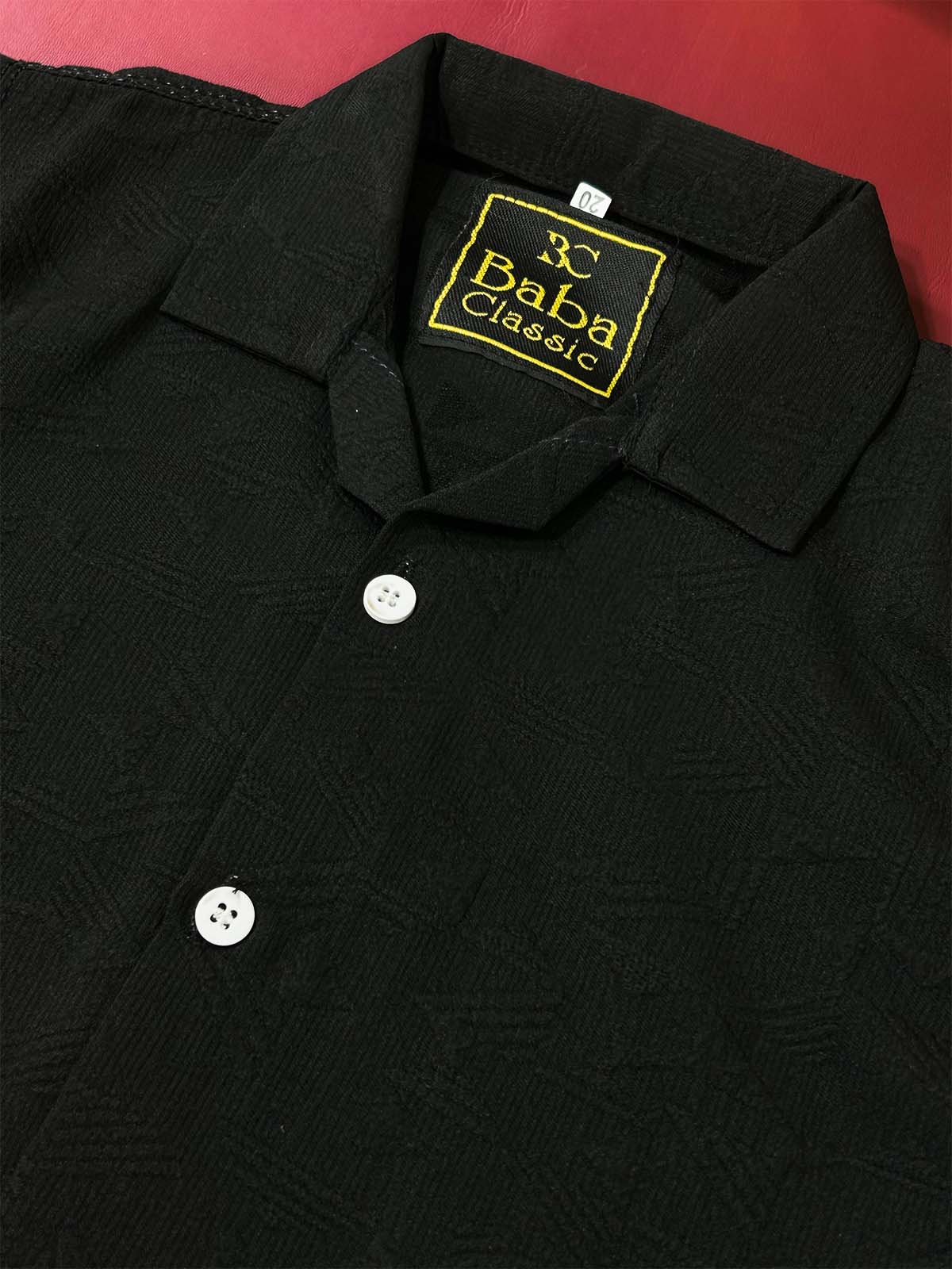 3Yrs - 10Yrs Black Casual Shirt for Boys BCS86