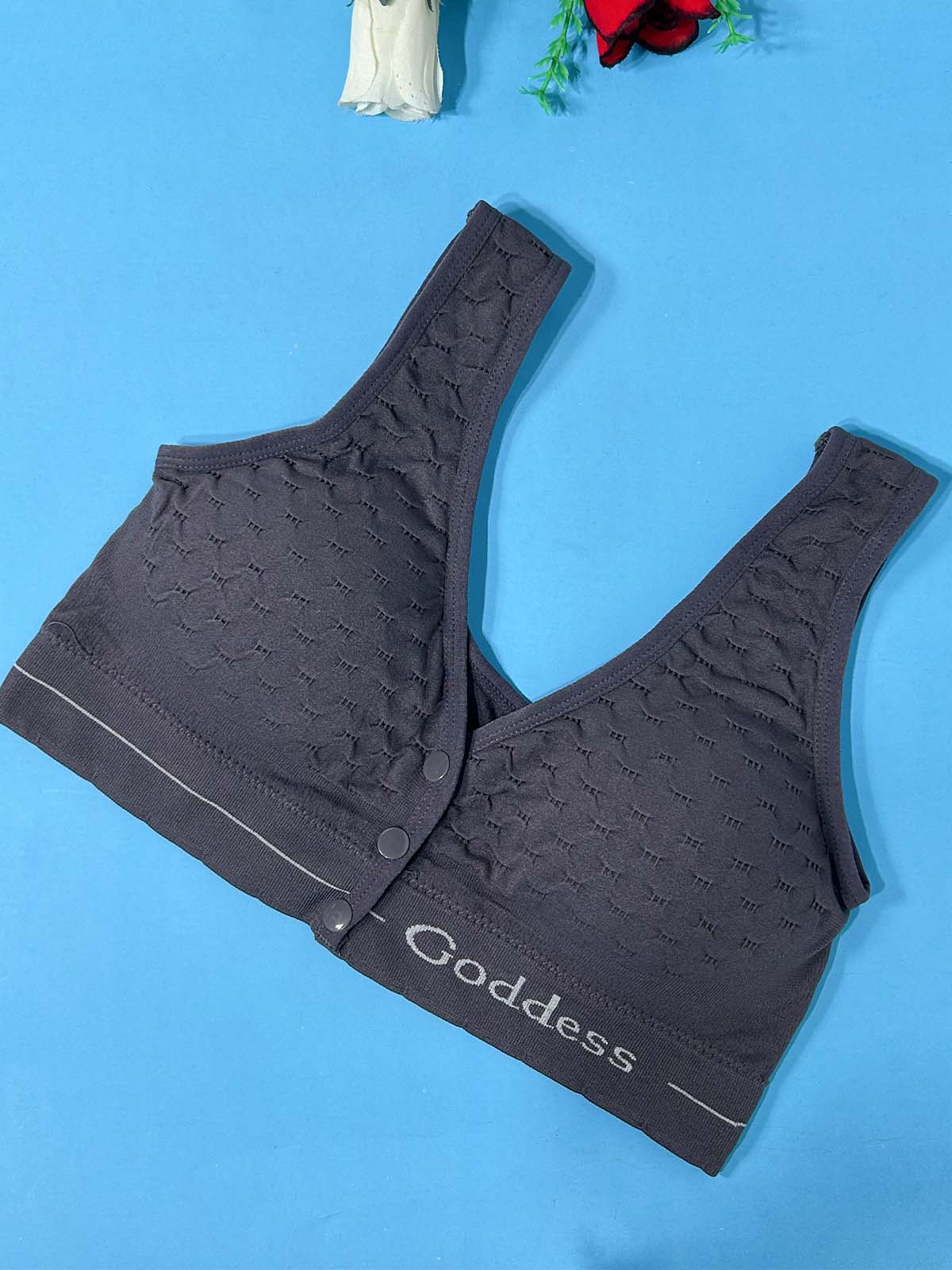 Seamless Charcoal Padded Bra For Women LB75