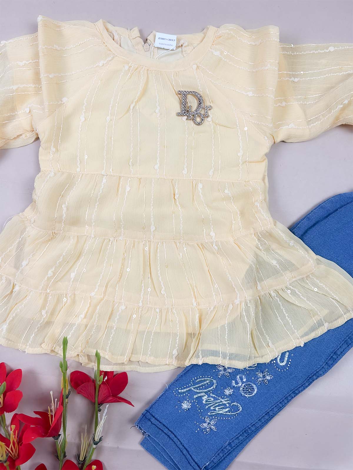 1Yr - 7Yrs Yellow Suit For Girls TG GS452
