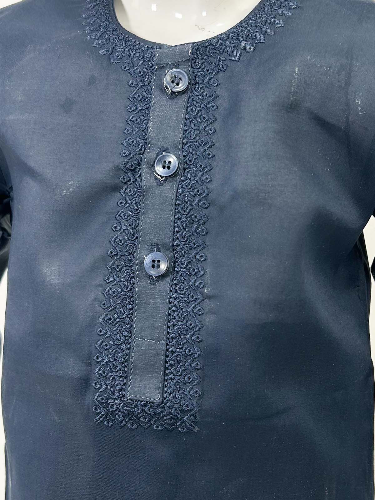 2Yrs - 14Yrs AB Navy Blue Boys Kurta Shalwar Cotton BKS152