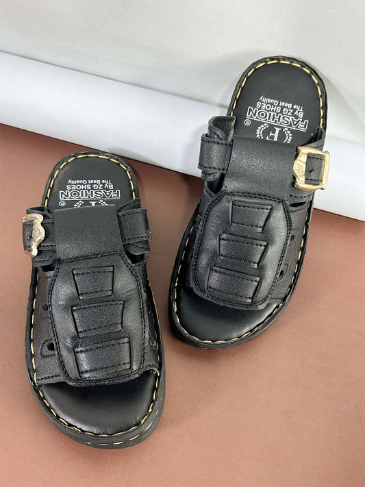 Black Casual Slippers for Men MC118
