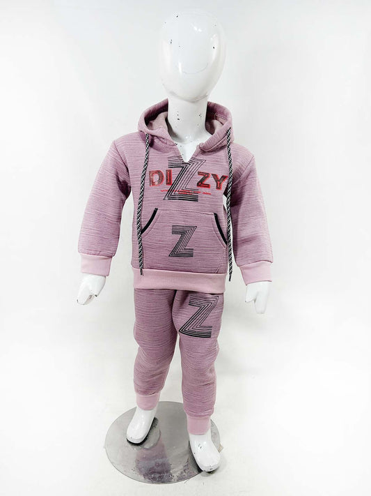 2Yr - 5Yrs Fleece Dizzy Blush Suit For Kids SH BS576