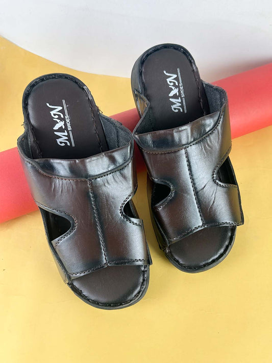 Brown Casual Slippers for Men MC167