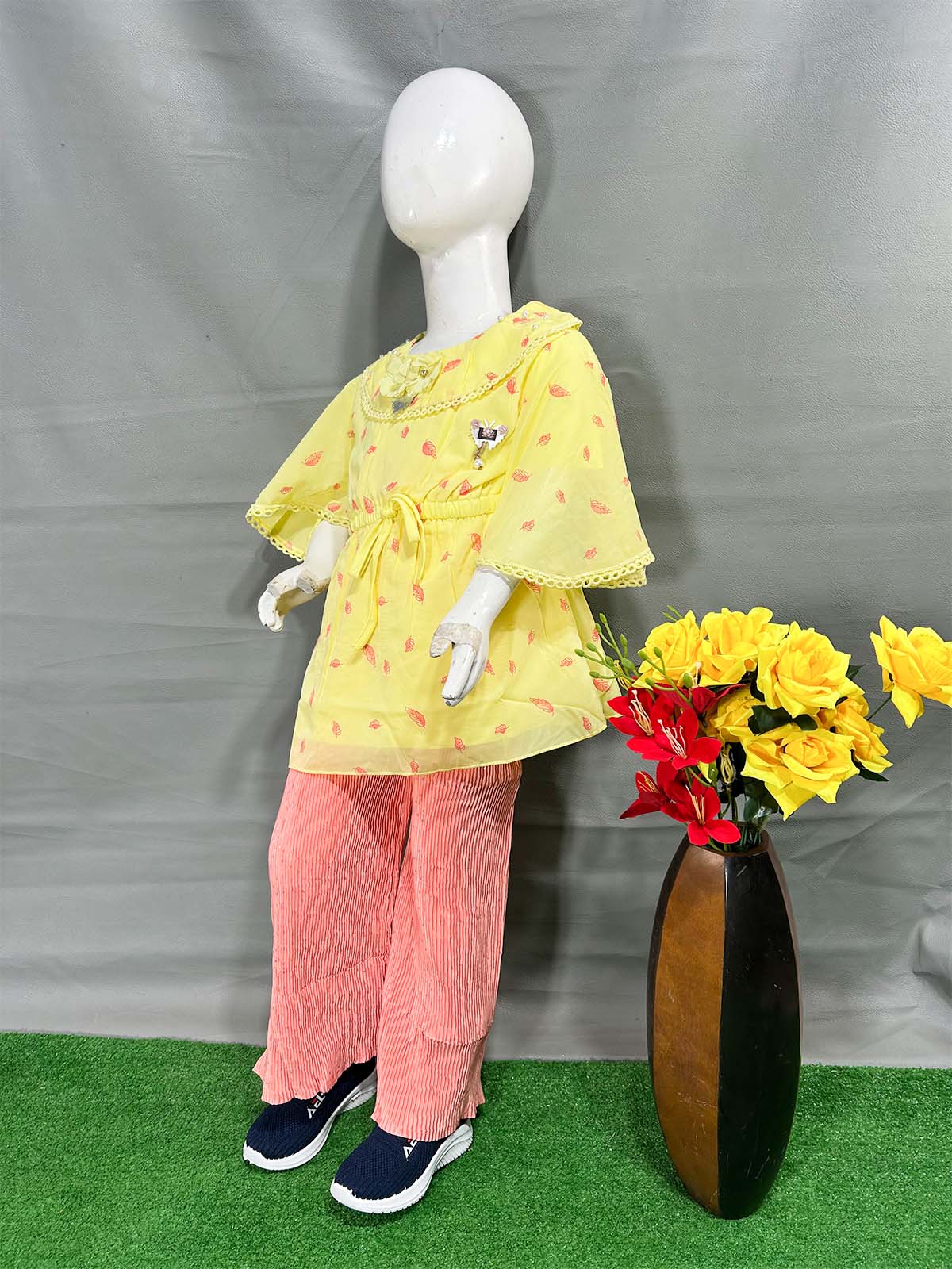 5Yr - 8Yrs Yellow Suit For Girls WG GS366