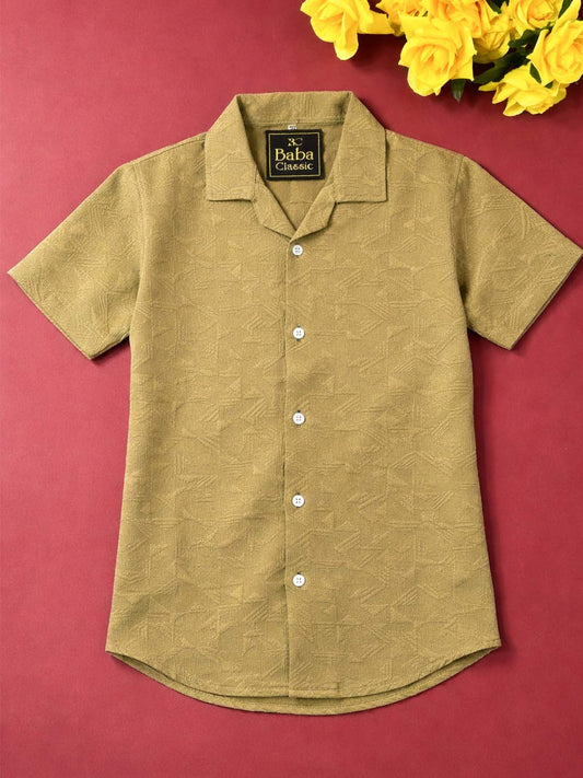 3Yrs - 10Yrs Fawn Casual Shirt for Boys BCS87