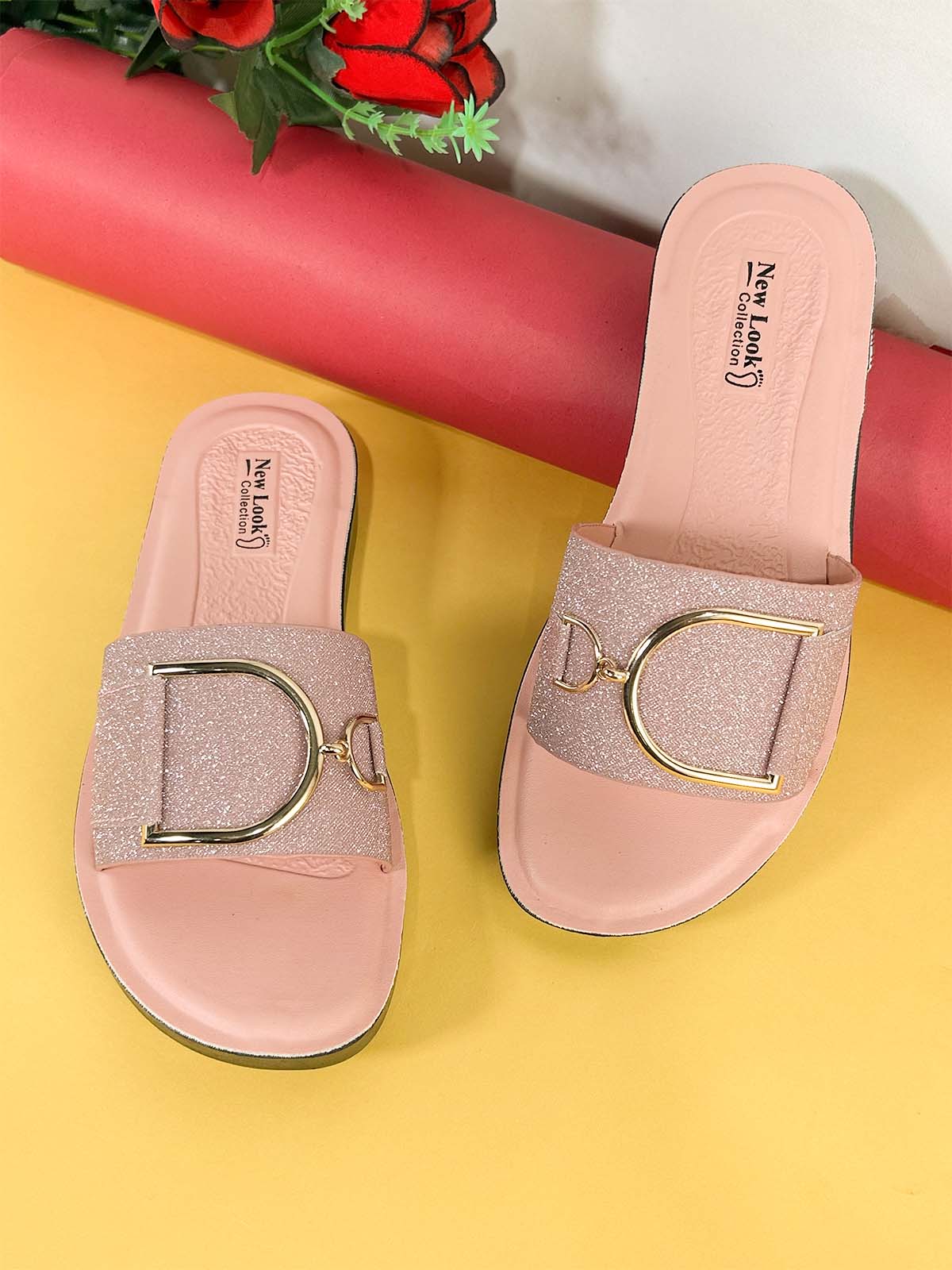 Pink Casual Slipper for Women WS34