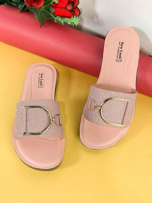 Pink Casual Slipper for Women WS34