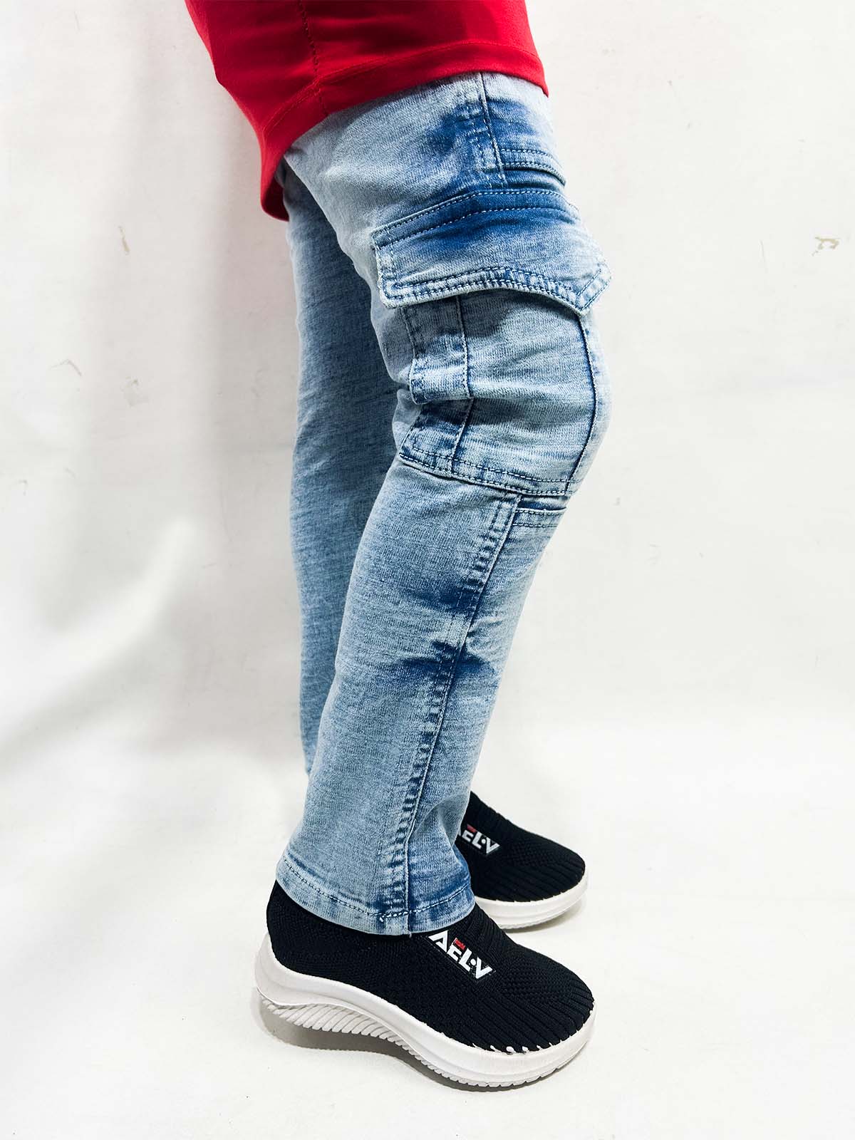 5Yrs - 16Yrs Light Blue Denim Jeans For Boys BJ43