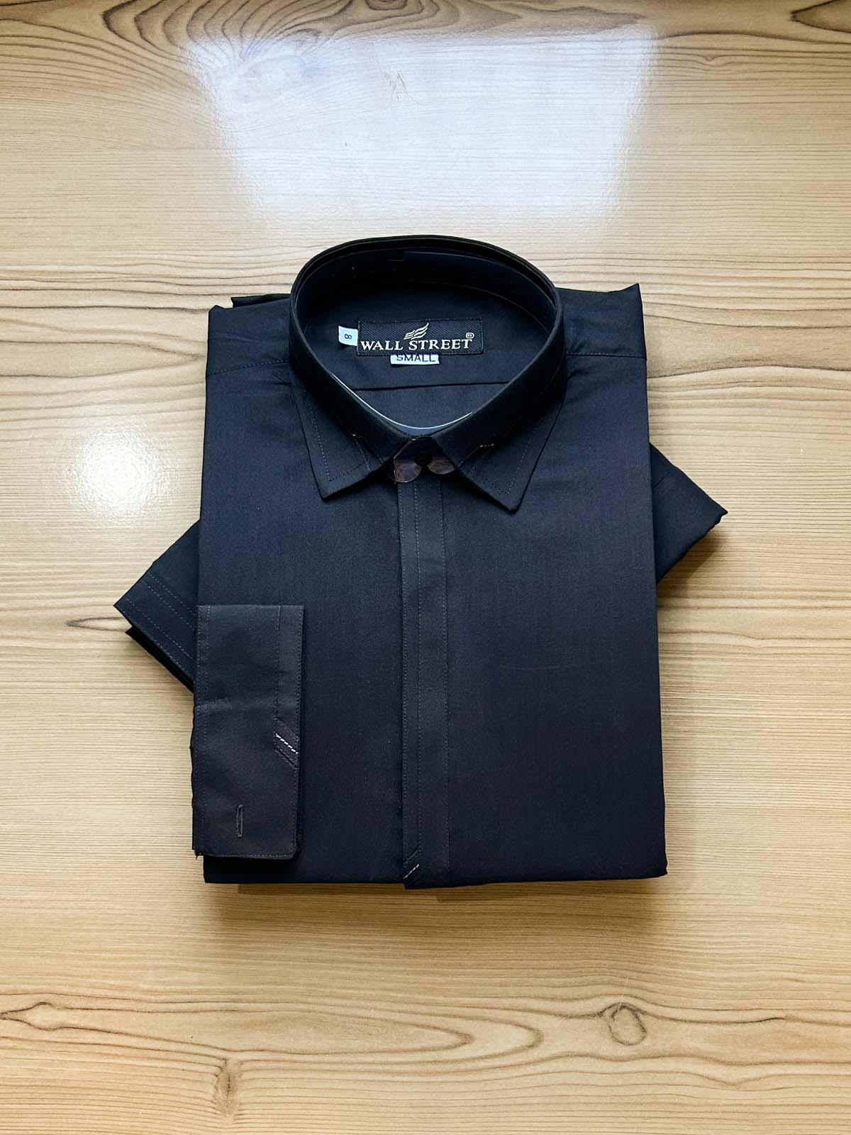 965-6 Charcoal Stitched Suit Shirt Collar Kameez Shalwar For Men MSK424