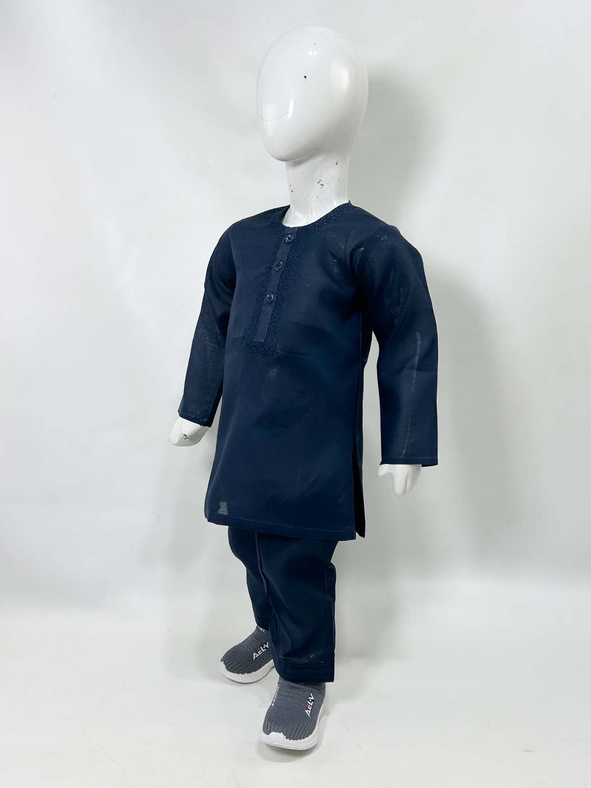 2Yrs - 14Yrs AB Navy Blue Boys Kurta Shalwar Cotton BKS152