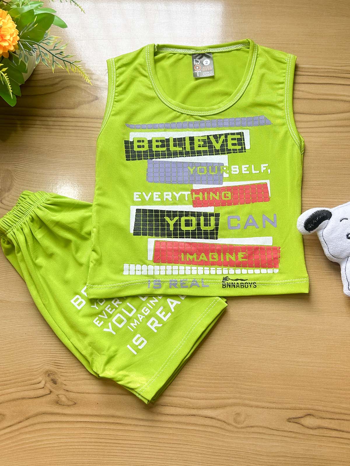 Baba Suit Believe Green For Newborn HG NBS751