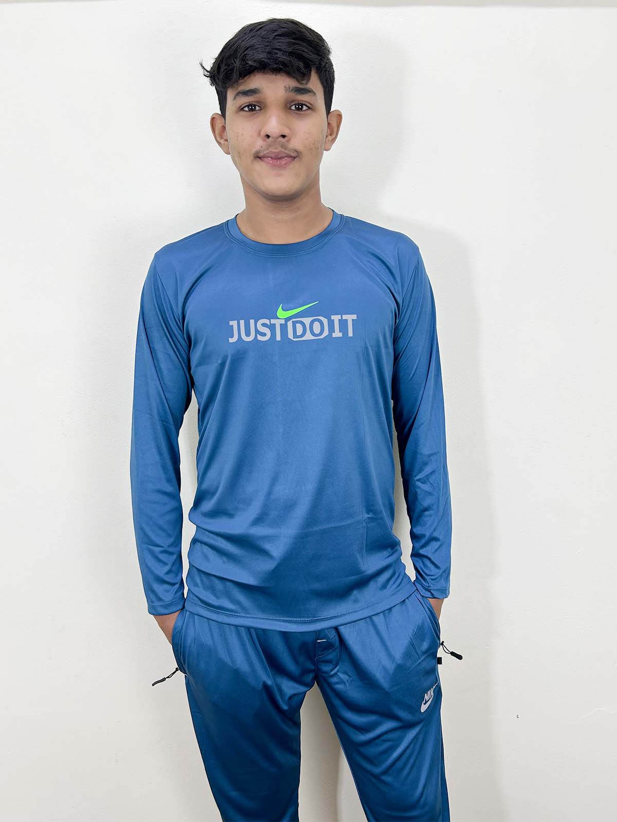 Blue Dri-FIT Track Suit For Men MG MTRS56