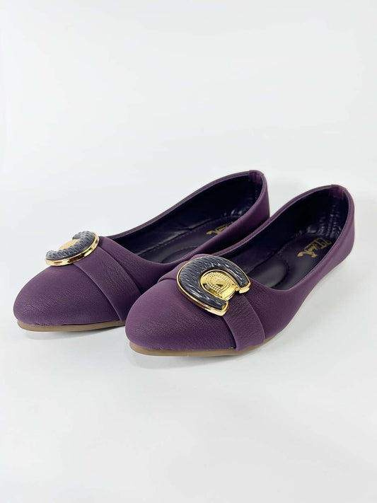 Purple Casual Pumps For Women WP23
