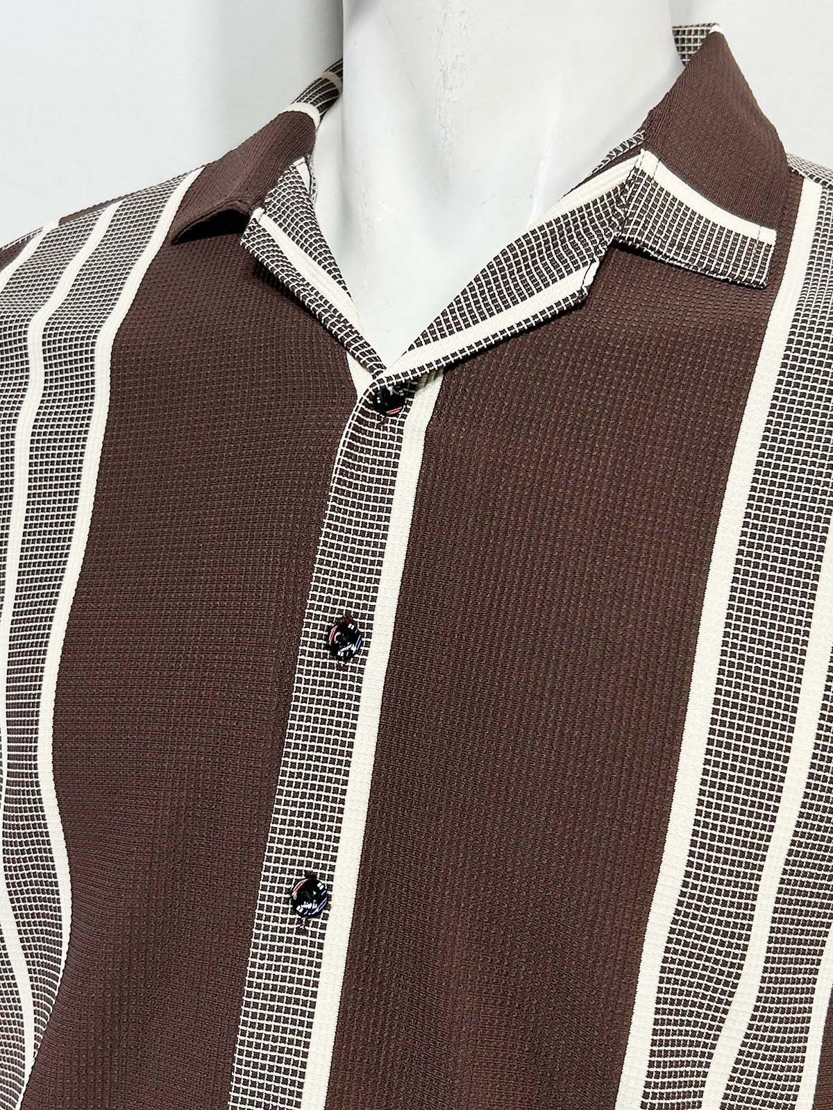 Brown Old Money Shirt For Men MCS114