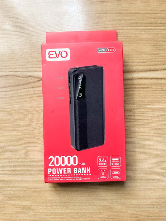 EVO E-611 20000 mAh Power Bank MA111