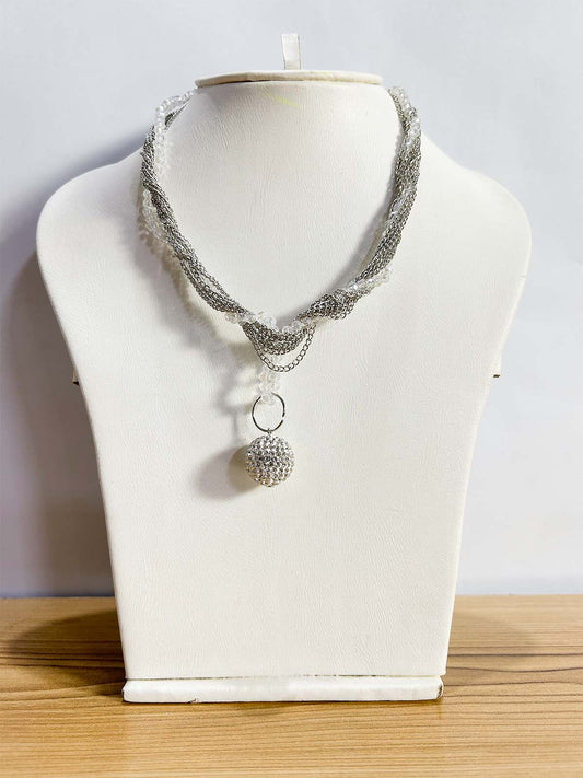 Vintage Beads Pendant Necklace WGN66