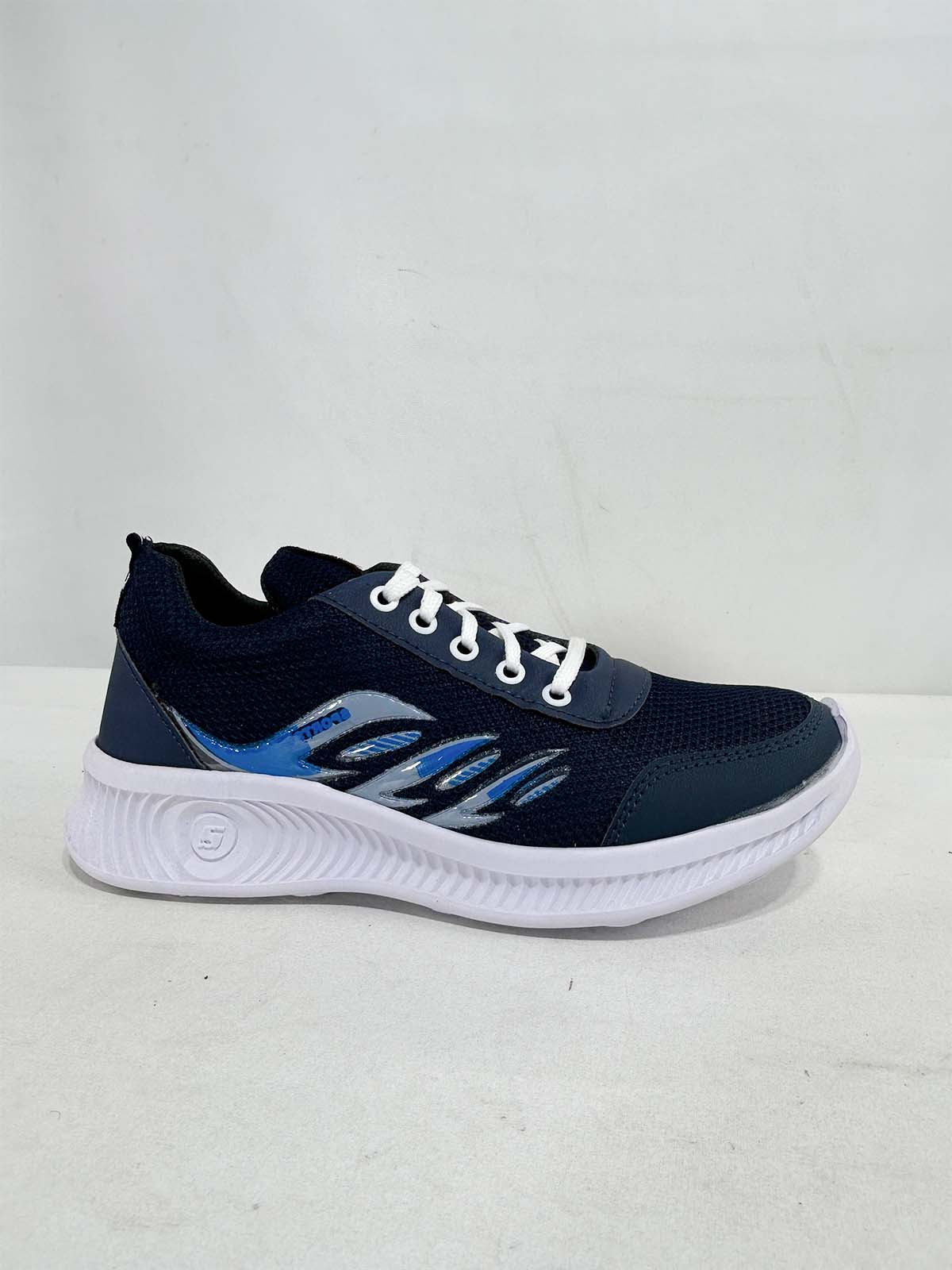Navy Blue Sneakers For Men MJS175