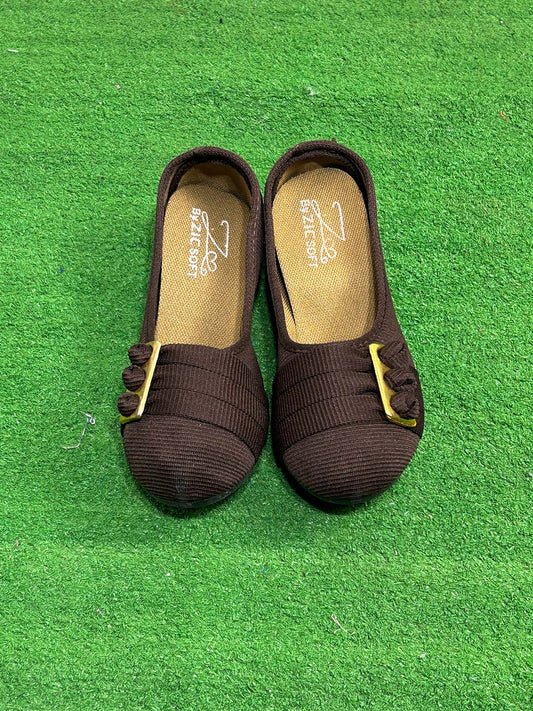 Brown Casual Pumps For Women WP16