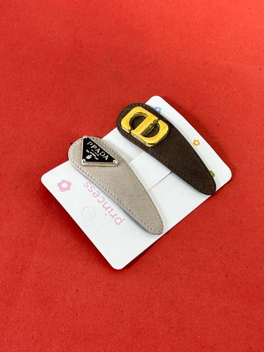 Pack Of 2 Multicolor Hair Clips For Girls GHC85