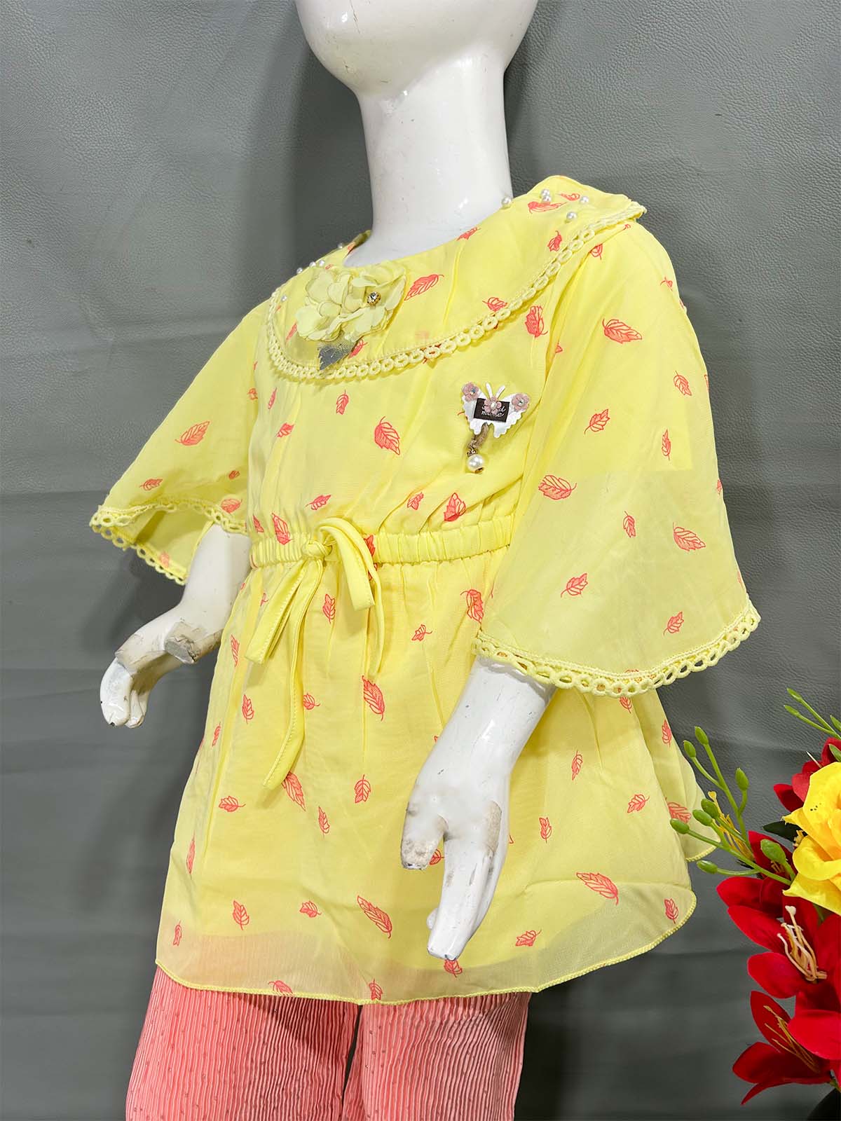 5Yr - 8Yrs Yellow Suit For Girls WG GS366