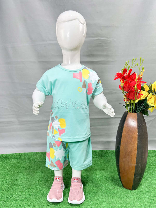 0Mth - 4Yrs Ferozi Suit For Girls WG GS371