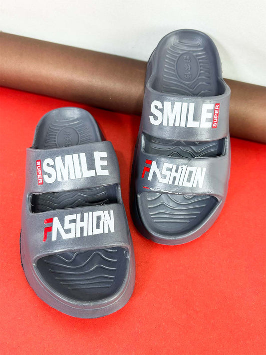 4Yrs - 13Yrs Grey Casual Soft Slippers for Kids KS30