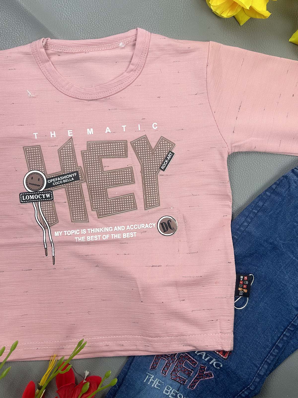 1Yr - 4Yrs Hey Pink Suit For Kids RZ BS741