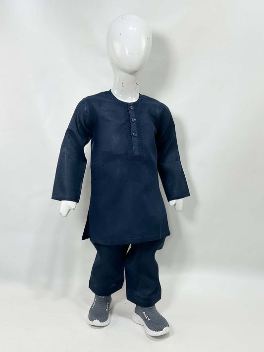 2Yrs - 14Yrs AB Navy Blue Boys Kurta Shalwar Cotton BKS152