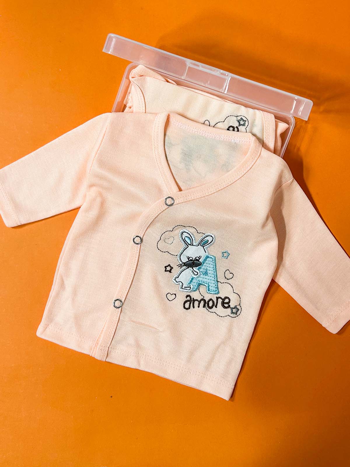 0Mth - 3Mth Peach 4Pcs Gift Set For Newborn HG NBGS277