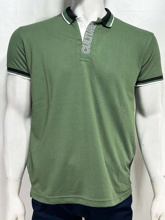 Green Culture Polo T-Shirt For Men MTS418