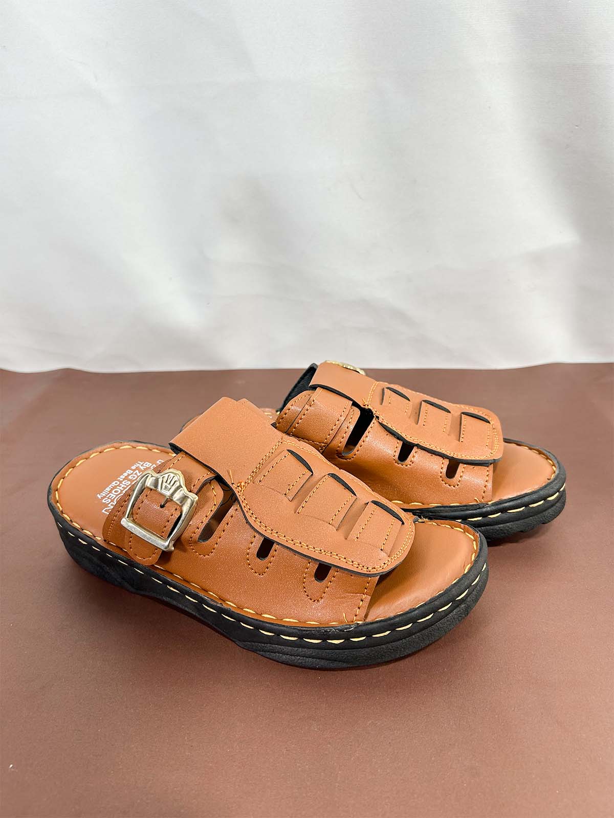 Rust Casual Slippers for Men MC119