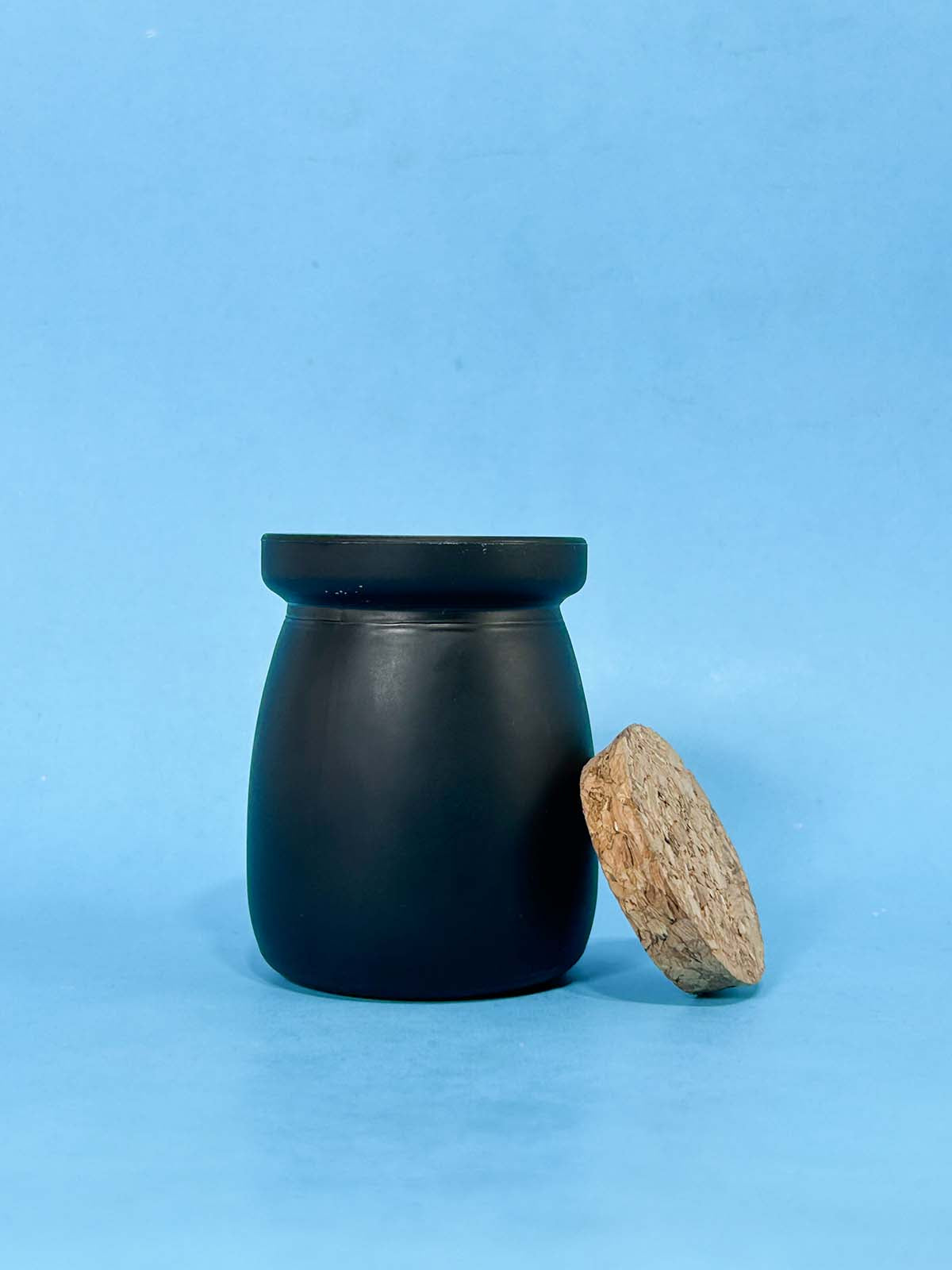 Scented Candle with Fragrance Wax Grammage and Cork Black