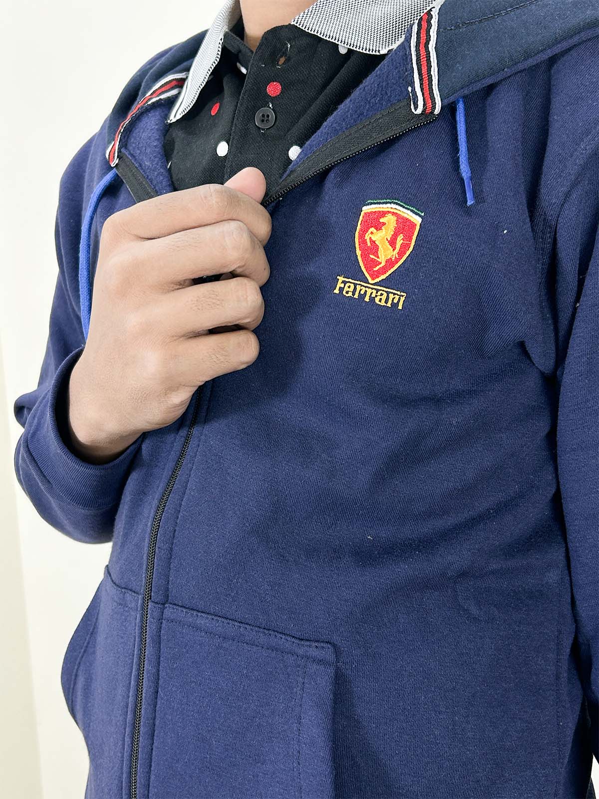 Unisex Blue Zipper MH35