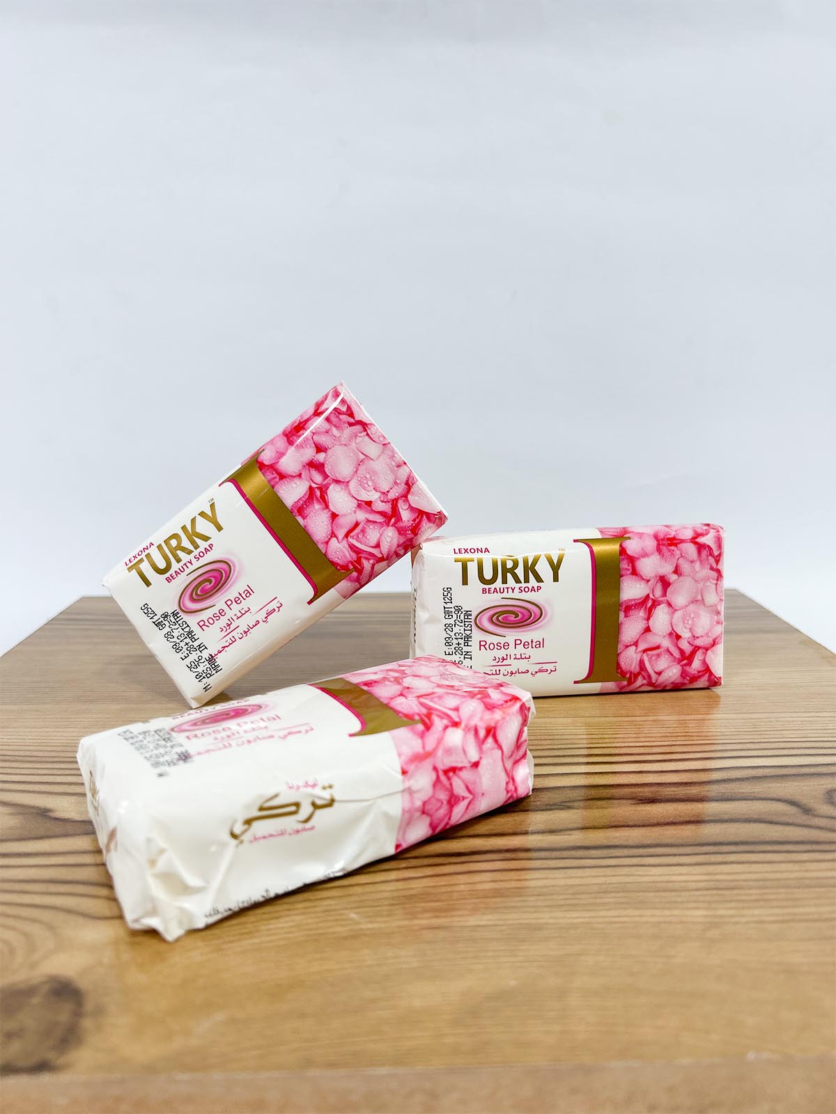 Pack of 3 Lexona Turky Rose Petal Beauty Soap
