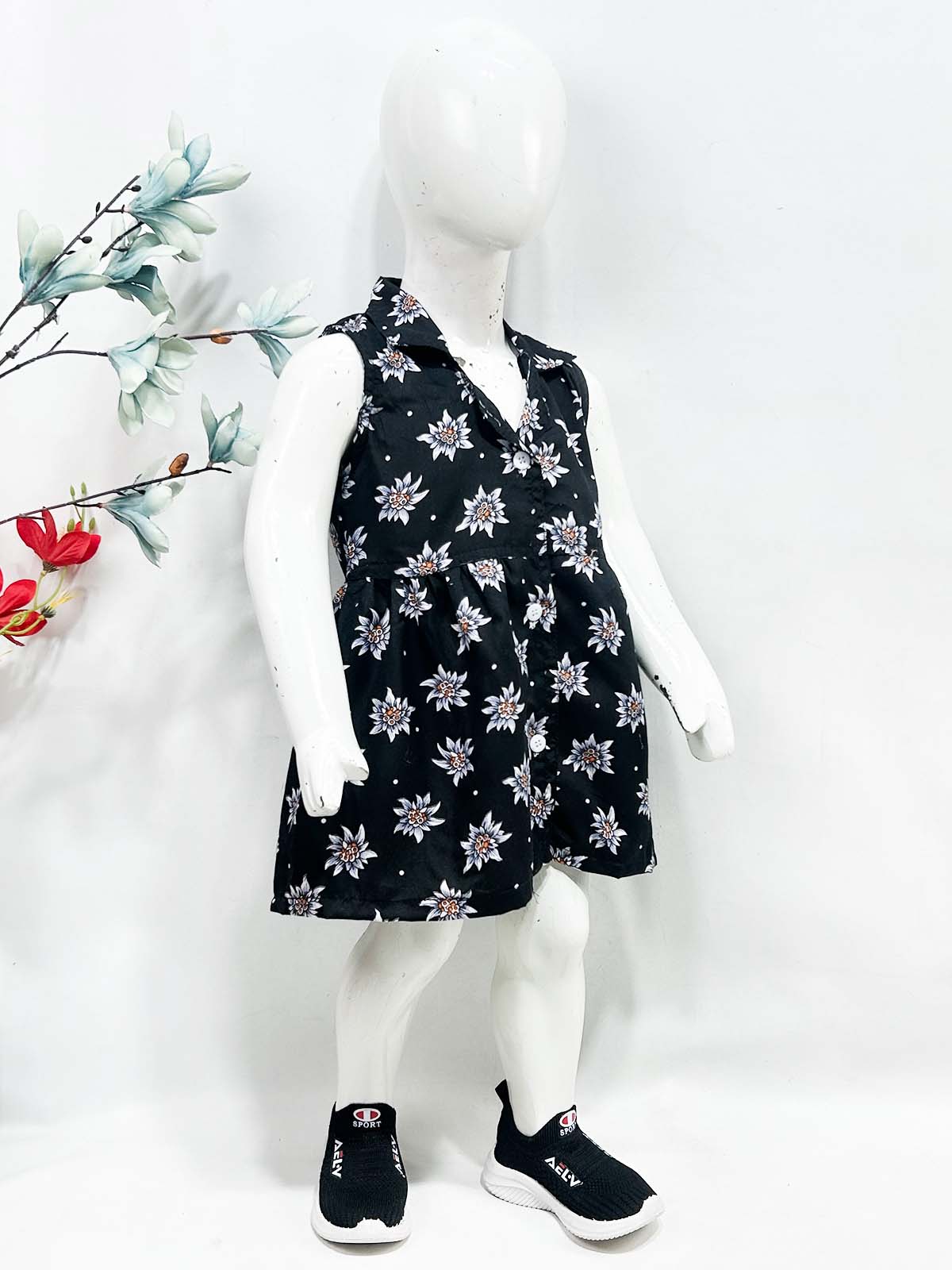 1Yr - 9Yrs Black Frock For Girls NG GF57
