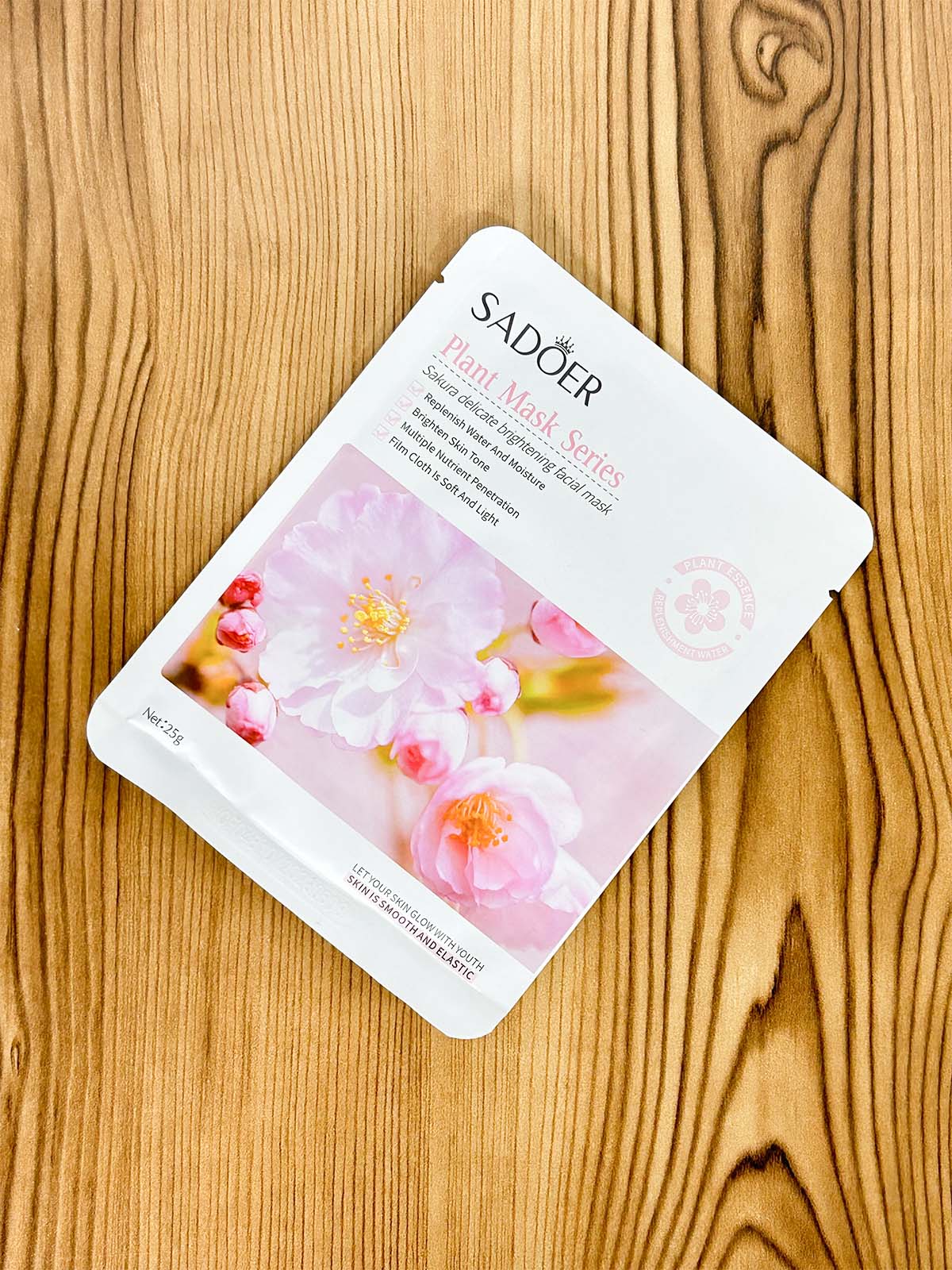 Pack of 2 Rose & Sakura Facial Sheet Mask C68