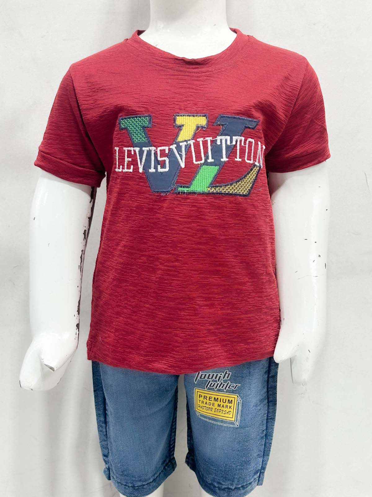 1Yr - 4Yrs VL Maroon Suit For Kids RZ BS733