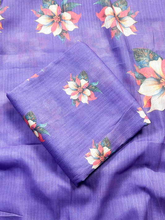 3Pcs Unstitched Digital Lawn Suit For Women WU271