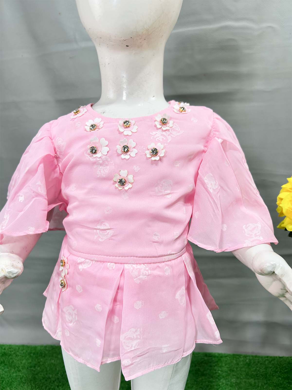 0Mth - 4Yrs Pink Suit For Girls WG GS372