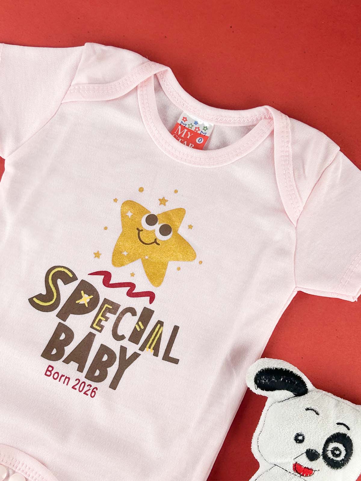 0Mth - 3Mth Baby Pink Romper For Newborn NBR151