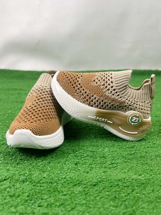 1Yrs - 12Yrs Brown Casual Sneakers For Kids BJ54