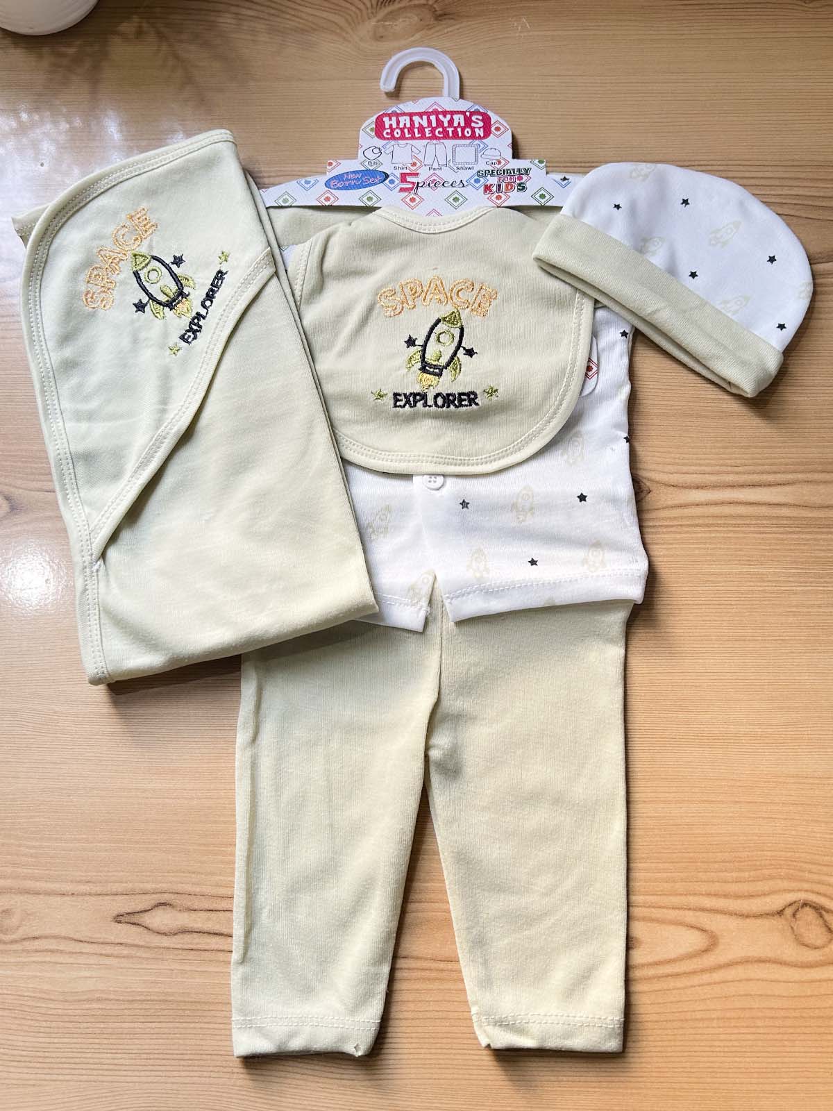 0Mth - 3Mth Green 5Pcs Gift Set For Newborn HG NBGS354