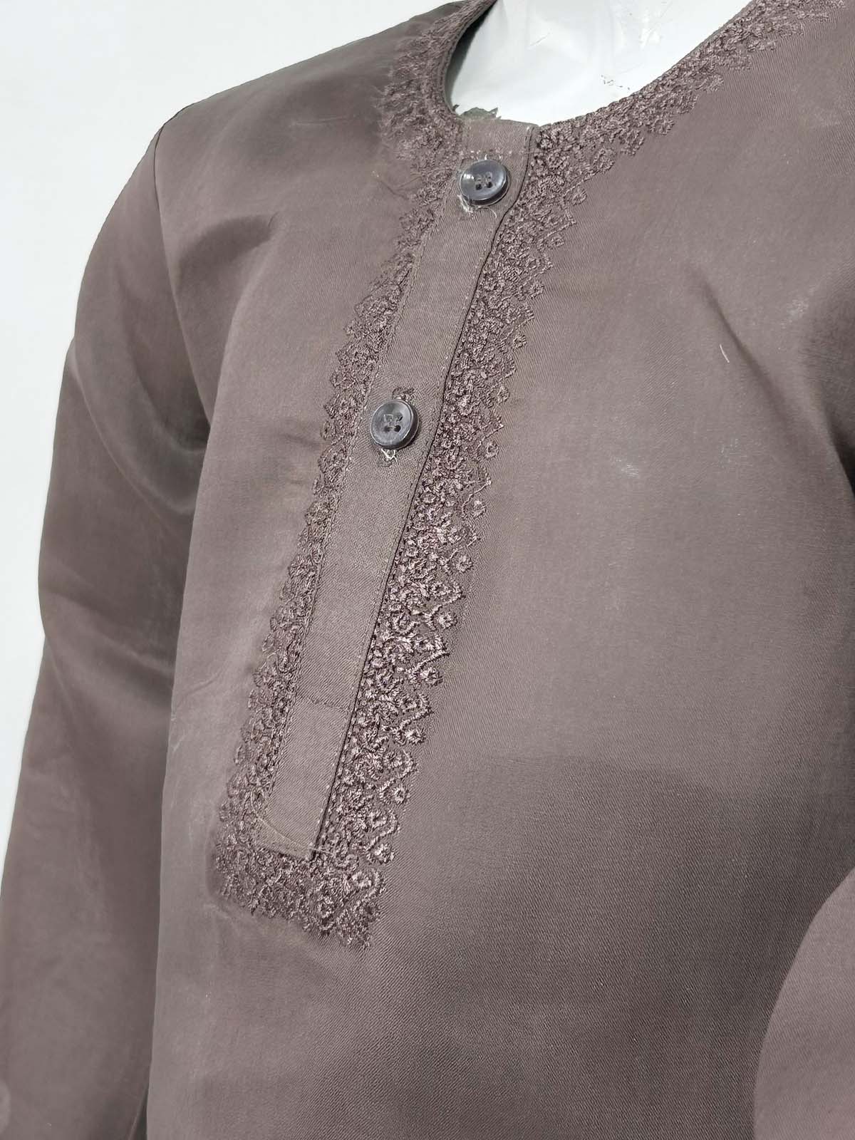 2Yrs - 14Yrs AB Brown Boys Kurta Shalwar Cotton BKS149