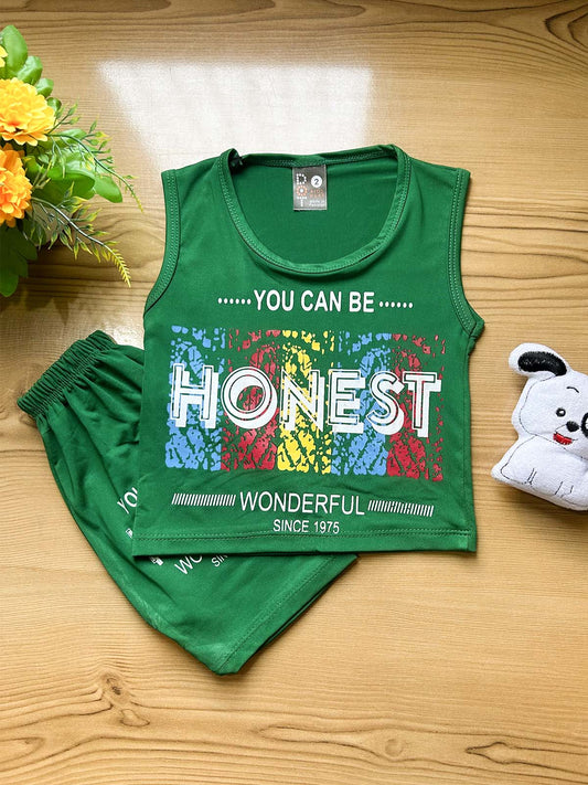 Baba Suit Honest Green For Newborn HG NBS754