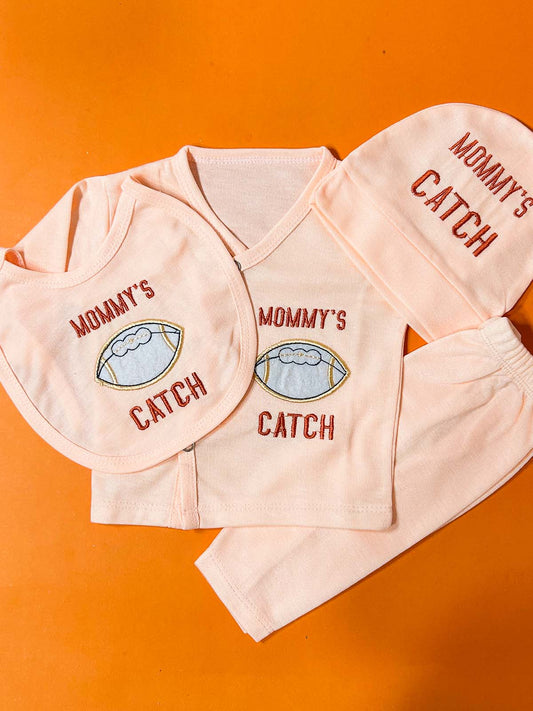 0Mth - 3Mth Peach 4Pcs Gift Set For Newborn HG NBGS278