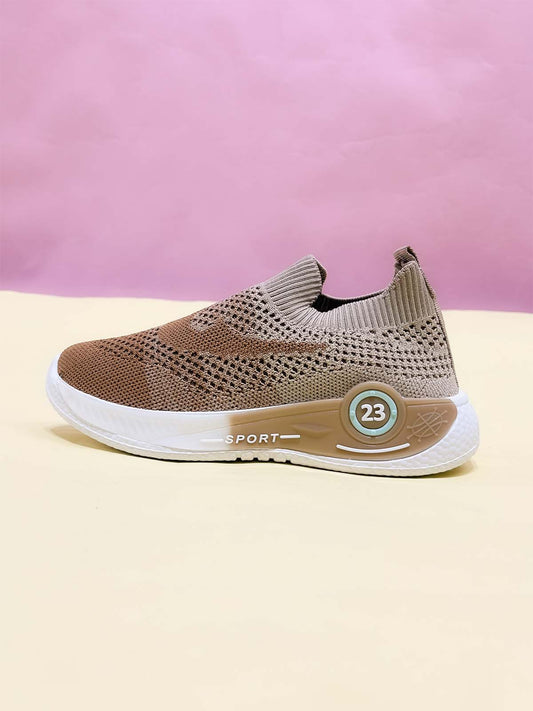 1Yrs - 12Yrs Brown Casual Sneakers For Kids BJ54