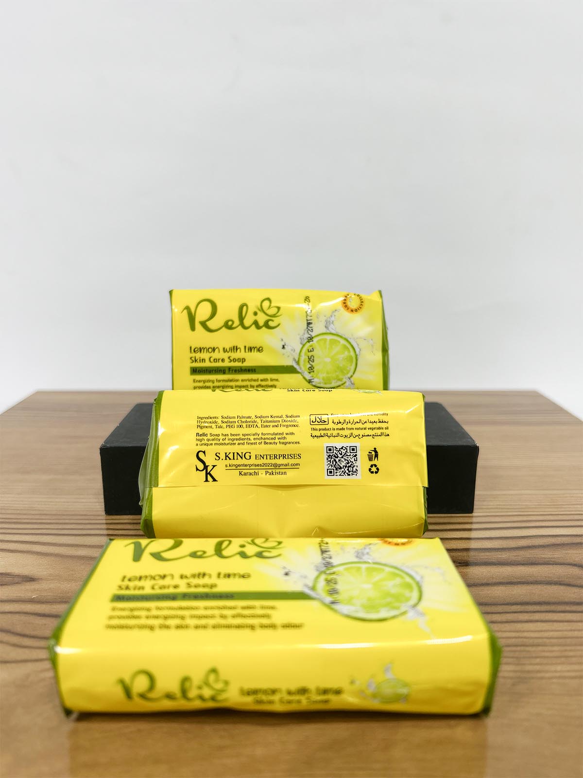 Pack of 3 Relic Lemon Skin Care Soap