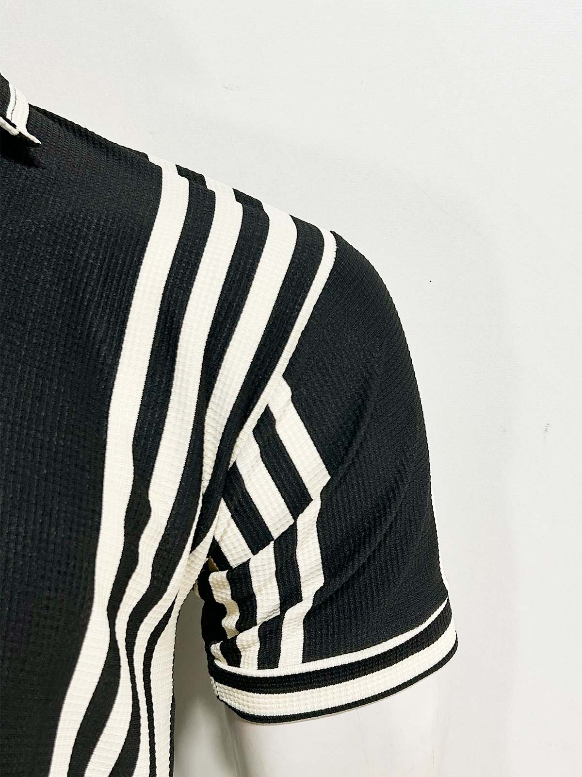 Black Old Money Polo T-Shirt For Men MTS479