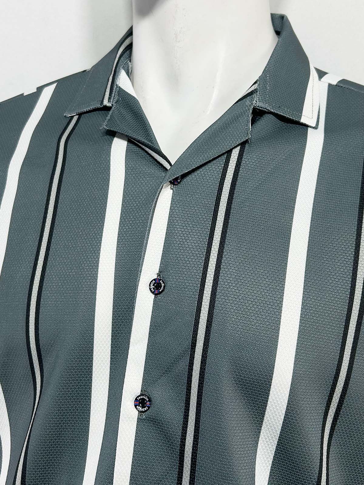 Grey Old Money Shirt For Men MCS115